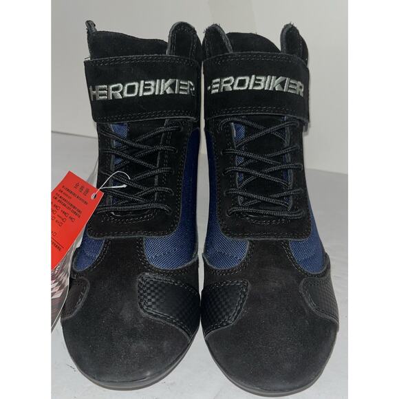 HEROBIKER Motorcycle Combat Boots Racing Hiking Work Mid Ankle Shoes 41 US 8 Men - Picture 7 of 7